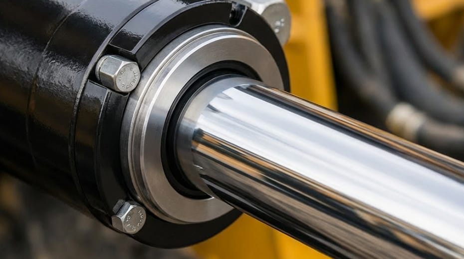 Elementy siłowników i rozdzielaczy hydraulicznych